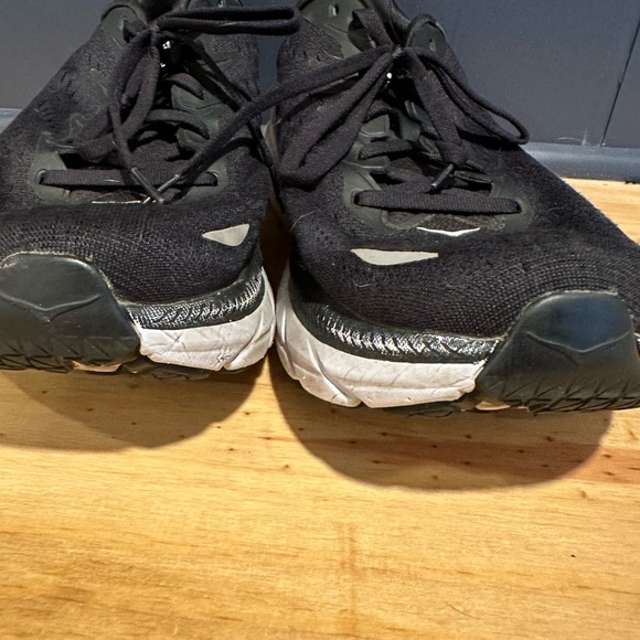 Black and White Mens Hoka Sneakers - Picture 6 of 8